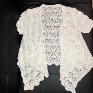 Cato Women's Crocheted Cardigan L